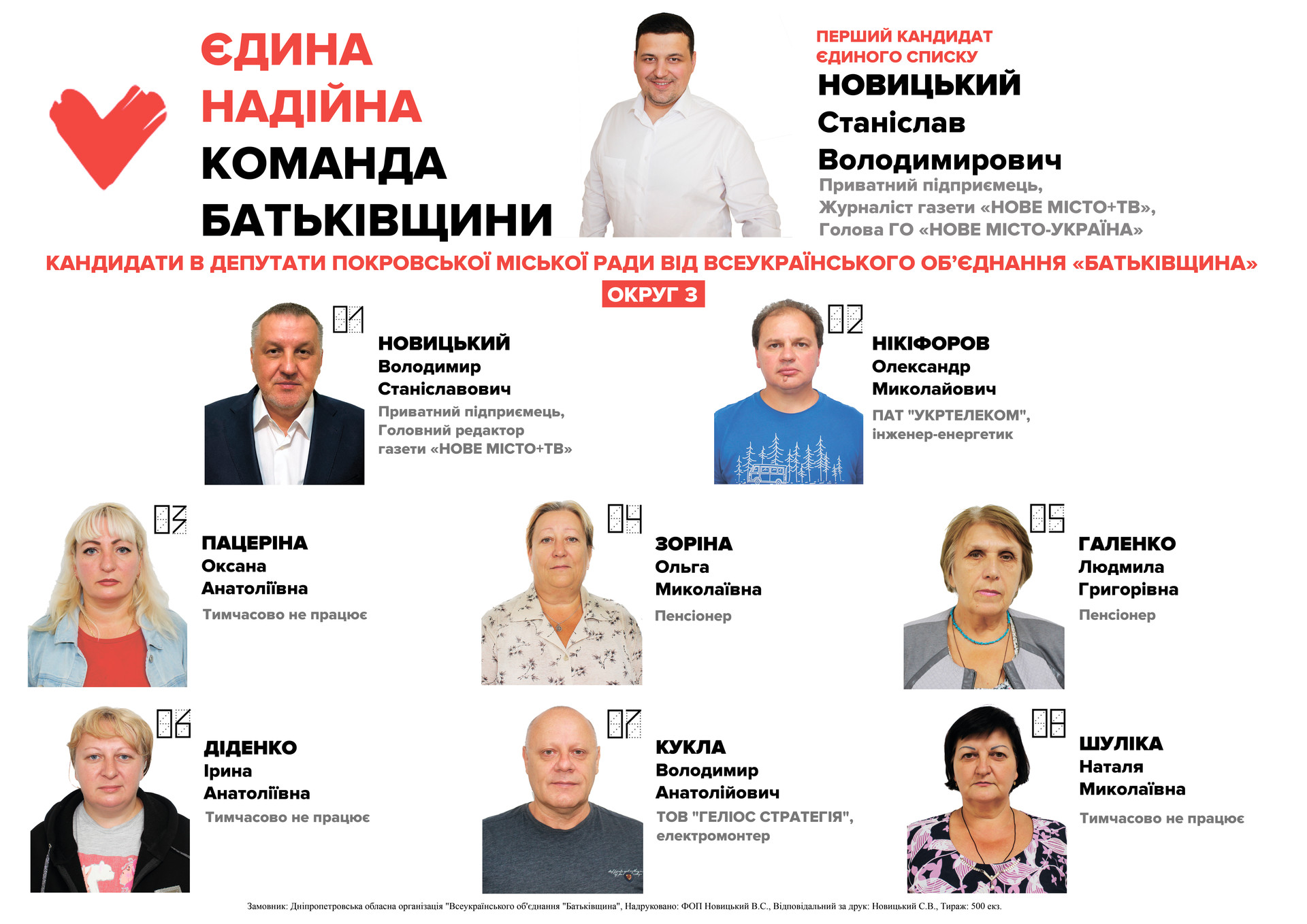 знайомтесь: кандидати у депутати покровської міської ради від всеукраїнського обєднання батьківщина - зображення 3